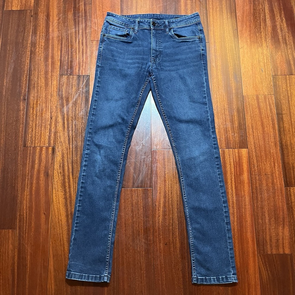 The Perfect Jean NYC Jeans Mens 30x34 (30x32) Blue Slim Fit Stretch Denim Medium